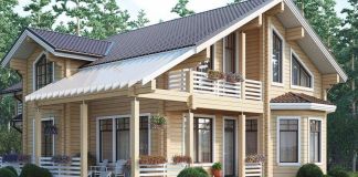 Проект дома из клееного бруса