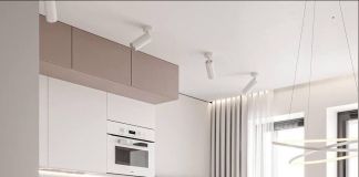 Спокойный, нежный интерьер