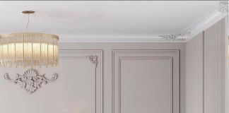 Кофейные и серо-бежевые оттенки спальни