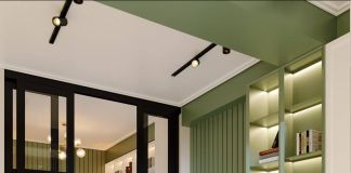 Яркий дизайн с зелеными оттенками