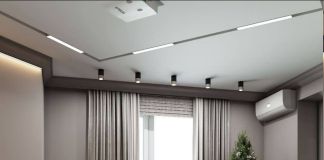 Шикарная кухня-гостиная