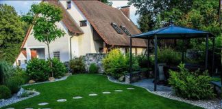 Место для лужайки