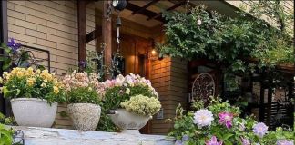 Цветочное крыльцо