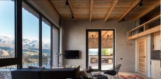 Интерьер дома в горах