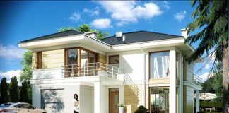 Проект двухэтажного дома с 4 спальнями: 191 кв.м