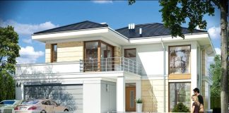 Проект двухэтажного дома со вторым светом