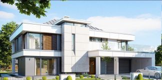 Двухэтажный дом в стиле хайтек: 394 кв.м