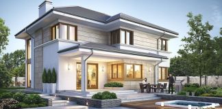 Проект двухэтажного дома со вторым светом