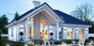 Проект дома на 5 комнат одноэтажный