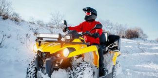 Зимние покатушки на квадроциклах