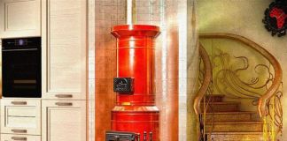 Печь круглая отопительная Голландка