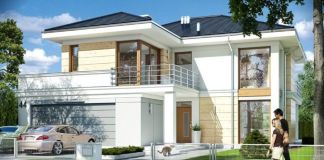 Проект двухэтажного дома со вторым светом