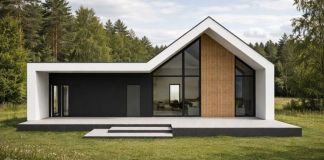 Одноэтажный жилой дом 102 кв м