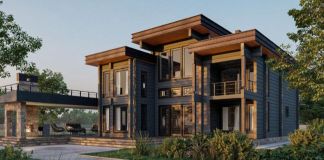 Дом в стиле хай-тек 230 кв м